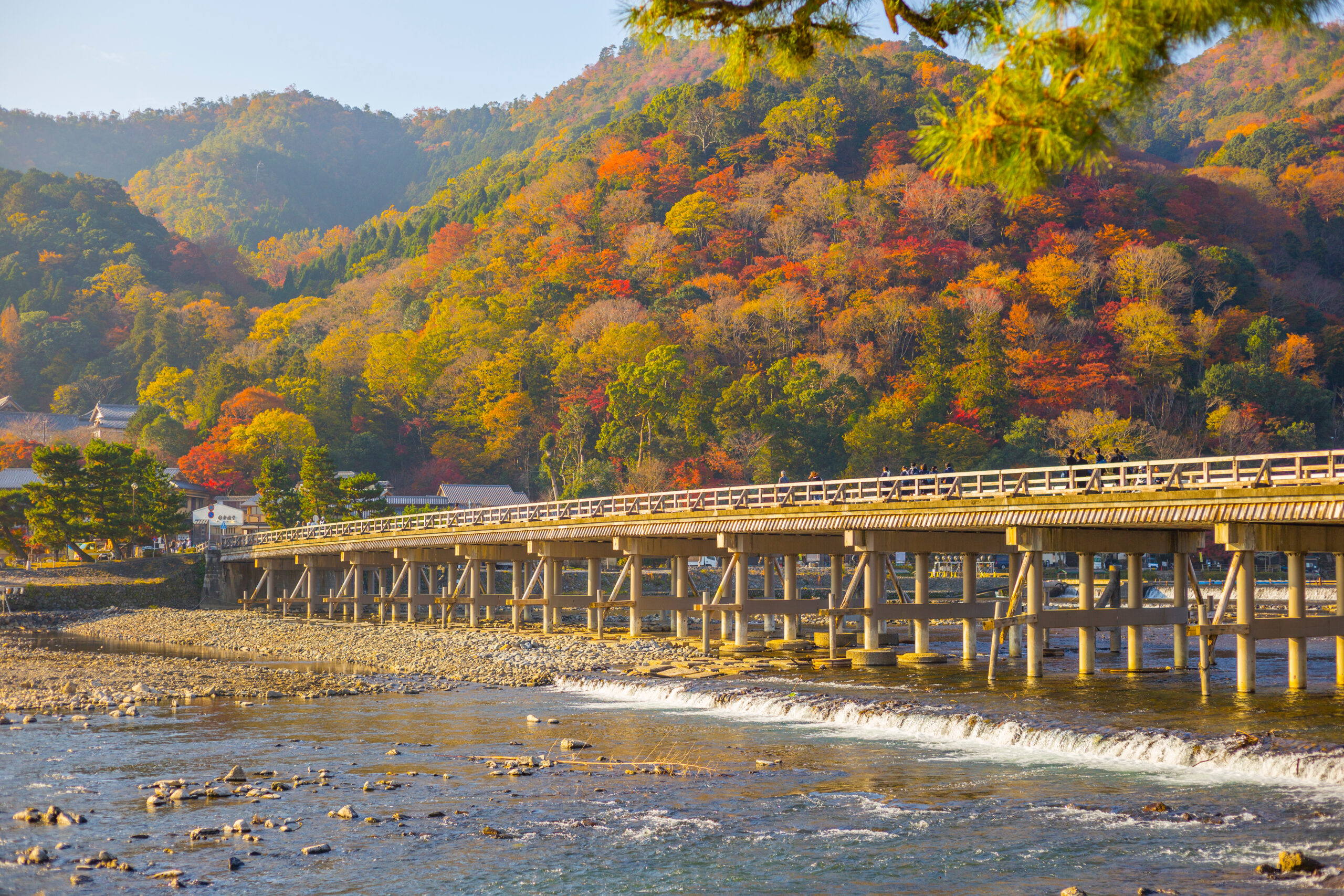 Togetsukyo Bridge in Arashiyama, Kyot